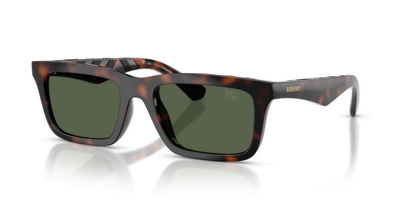 Burberry BE4475U in Dark Havana / Dark Green Polarized (30029A) - Alternate View