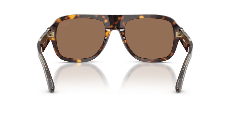 Burberry BE4478F in Dark Havana / Dark Brown (420573) - Temple Detail