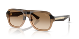 Striped Beige / Brown Gradient (420789)