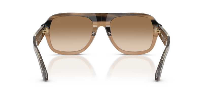 Burberry BE4478 in Striped Beige / Brown Gradient (420789) - Alternate View