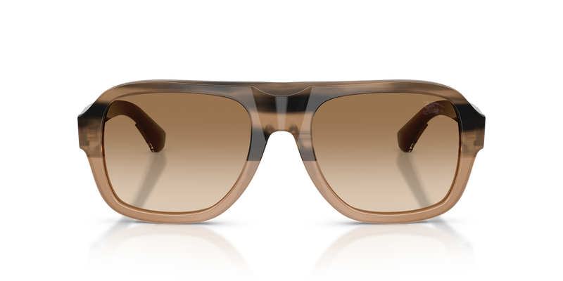 Burberry BE4478 in Striped Beige / Brown Gradient (420789) - Alternate View