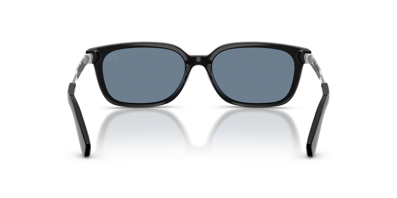 Burberry BE4481D in Black / Dark Blue Polarized (30012V) - Temple Detail