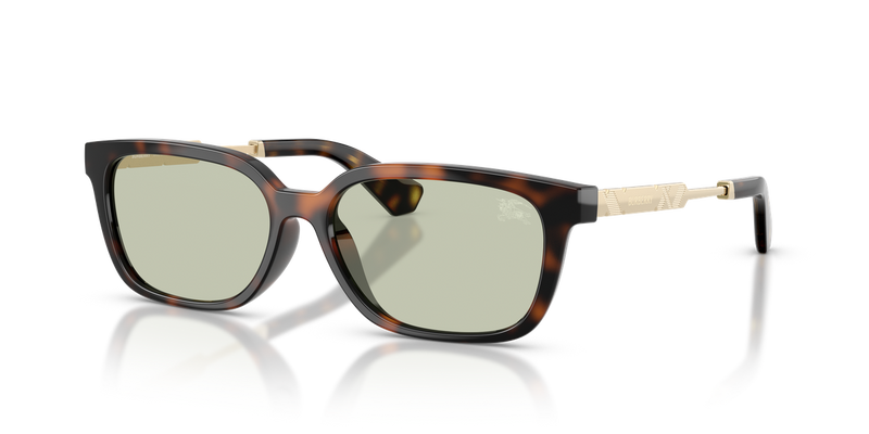 Burberry BE4481D in Dark Havana / Light Green (3002/2) - Alternate View