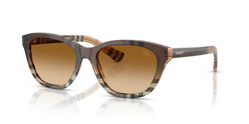 Burberry BE4486 in Check Gradient Sand - Alternate View