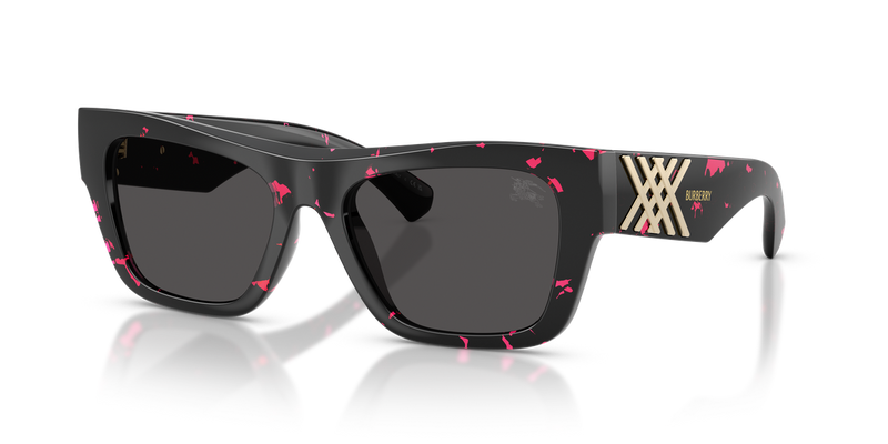 Burberry BE4490U in Fucsia Havana / Dark Grey (412687) - Alternate View