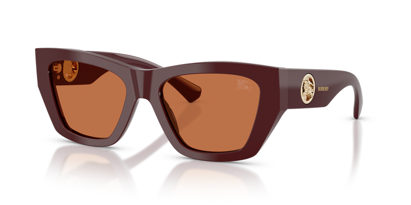 Burberry BE4492 in Bordeaux / Brown (411973) - Alternate View