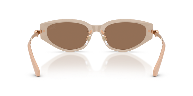 Burberry BE4493D in Beige / Dark Brown (424473) - Alternate View