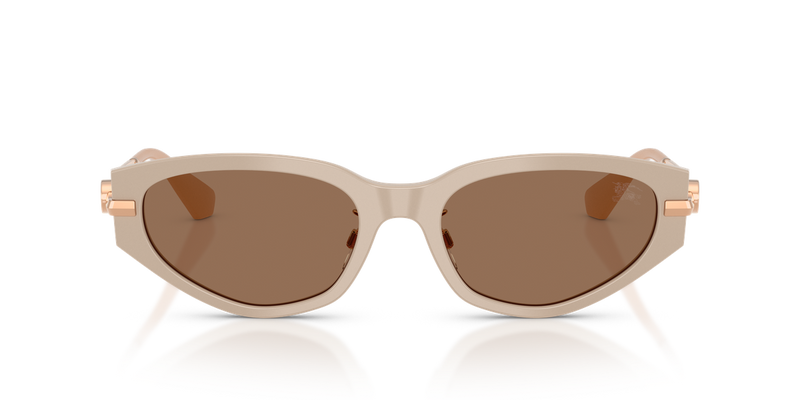 Burberry BE4493D in Beige / Dark Brown (424473) - Alternate View
