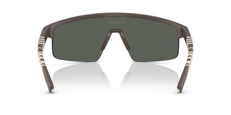 Burberry BE4498 in Matte Brown - Temple Detail