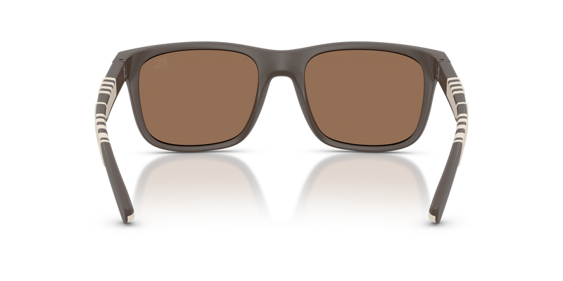 Burberry BE4499U in Matte Brown - Temple Detail
