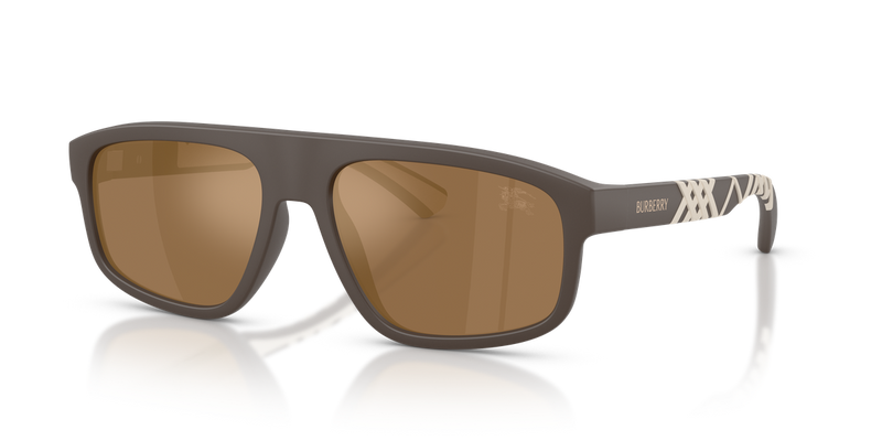 Burberry BE4501U in Matte Brown - Front View