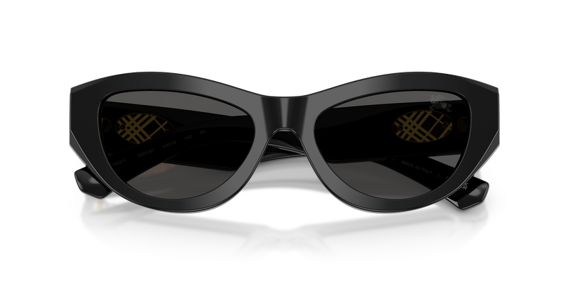 Burberry BE4502F in Black - Side View