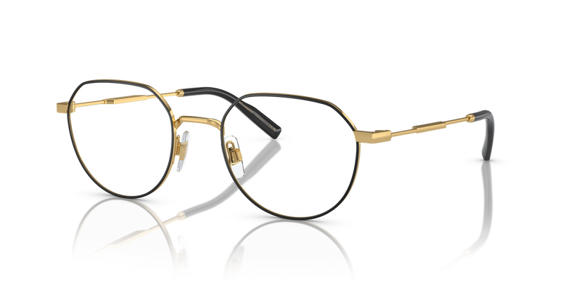 Dolce & Gabbana DG1349 in Gold/Matte Black / Demo Lens (1311) - Alternate View