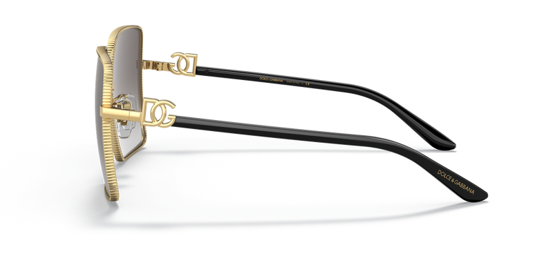 Dolce & Gabbana DG2279 in Gold / Light Grey Gradient Black (02/8G) - Alternate View