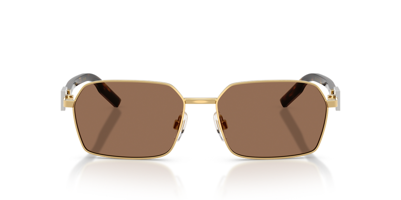 Dolce & Gabbana DG2316 in Gold / Dark Brown (02/73) - Alternate View