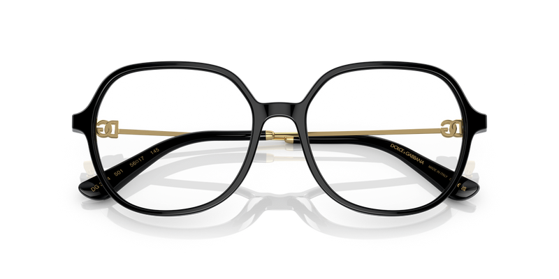 Dolce & Gabbana DG3364 in Black / Demo Lens (501) - Side View