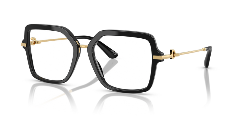 Dolce & Gabbana DG3396 in Black / Demo Lens (501) - Front View