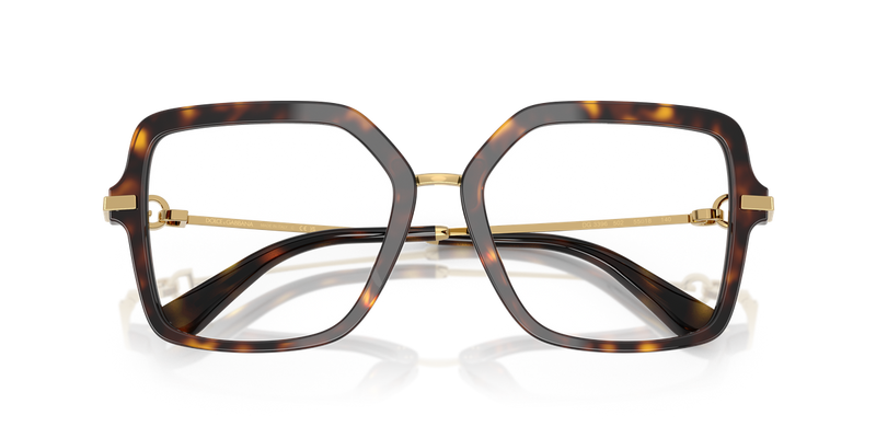 Dolce & Gabbana DG3396 in Havana / Demo Lens (502) - Alternate View