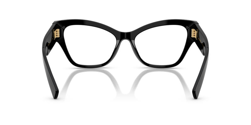 Dolce & Gabbana DG3404 in Black / Demo Lens (501) - Temple Detail