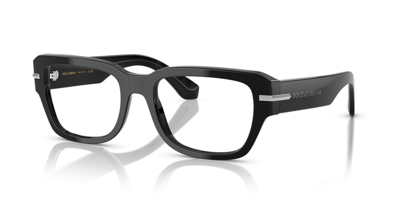 Dolce & Gabbana DG3408 in Black / Demo Lens (501) - Front View