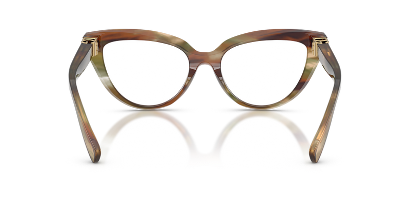 Dolce & Gabbana DG3414 in Striped Ochre / Demo Lens (3446) - Alternate View