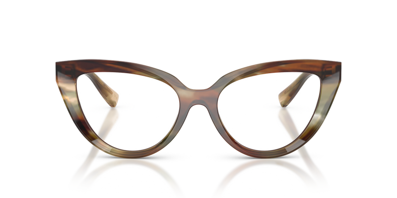Dolce & Gabbana DG3414 in Striped Ochre / Demo Lens (3446) - Alternate View
