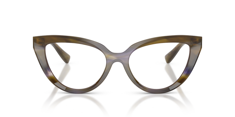 Dolce & Gabbana DG3414 in Striped Olive / Demo Lens (3447) - Alternate View