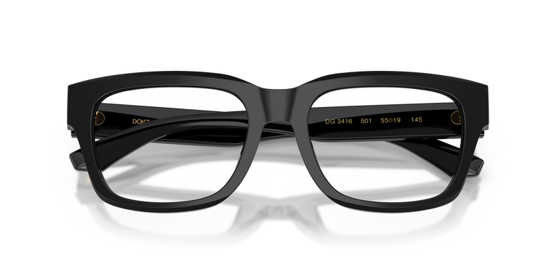 Dolce & Gabbana DG3416 in Black / Demo Lens (501) - Alternate View
