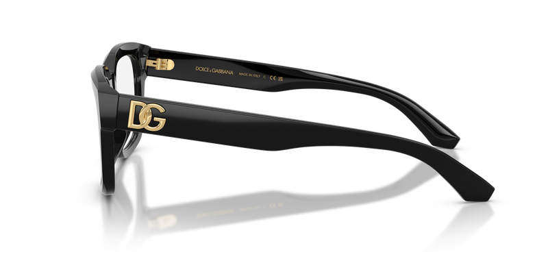 Dolce & Gabbana DG3416 in Black / Demo Lens (501) - Alternate View