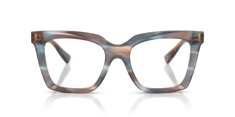 Dolce & Gabbana DG3417 in Striped Blue / Demo Lens (3448) - Alternate View