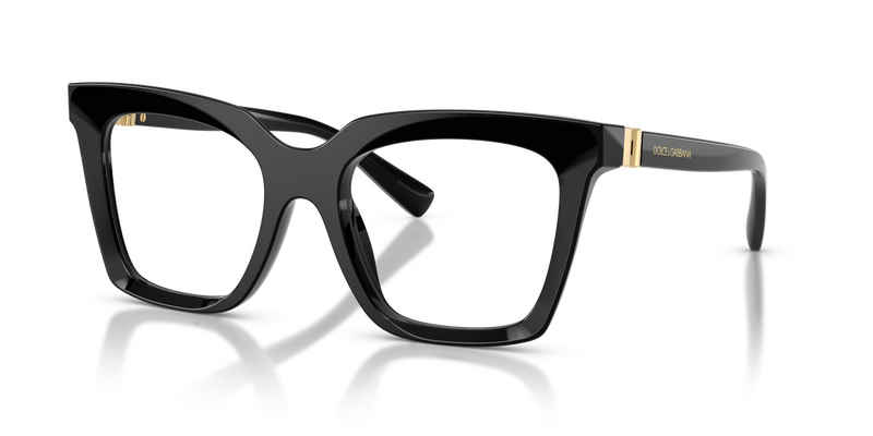 Dolce & Gabbana DG3417 in Black / Demo Lens (501) - Alternate View