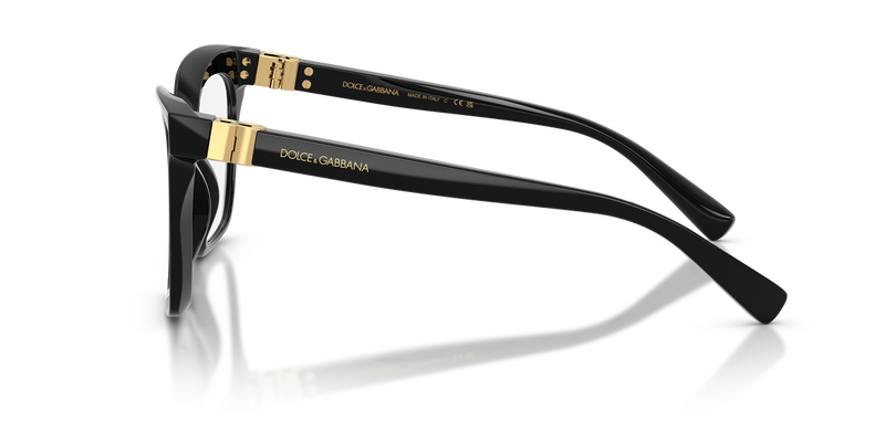 Dolce & Gabbana DG3417 in Black / Demo Lens (501) - Alternate View