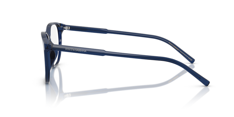 Dolce & Gabbana DG3426 in Transparent Blue / Demo Lens (3009) - Back View