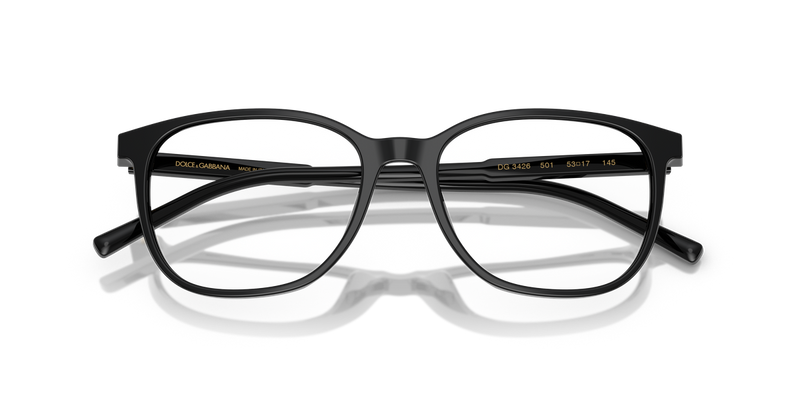 Dolce & Gabbana DG3426 in Black / Demo Lens (501) - Alternate View