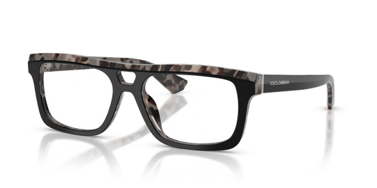 Dolce & Gabbana DG3431 - Black On Grey Havana / Demo Lens (3403)