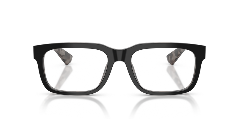 Dolce & Gabbana DG3432 in Black On Grey Havana / Demo Lens (3403) - Alternate View