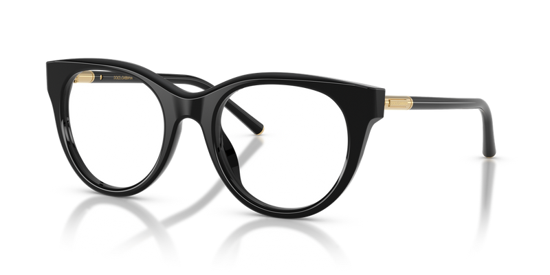 Dolce & Gabbana DG3433 in Black / Demo Lens (501) - Alternate View