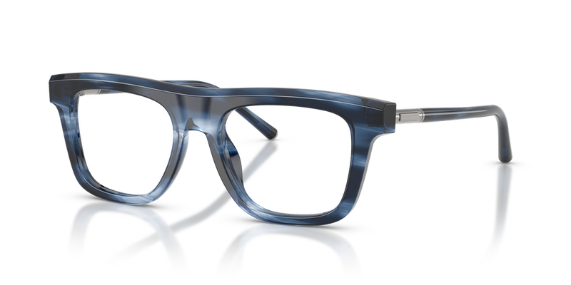 Dolce & Gabbana DG3434 in Striped Blue / Demo Lens (3448) - Front View