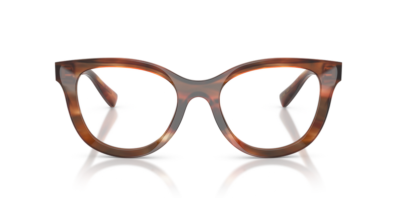 Dolce & Gabbana DG3437 in Striped Brown / Demo Lens (3221) - Alternate View