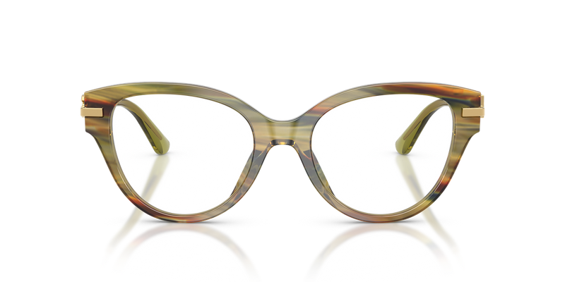 Dolce & Gabbana DG3438 in Striped Green Transparent - Alternate View