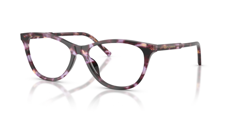 Dolce & Gabbana DG3443 in Violet Havana / Demo Lens (3477) - Alternate View