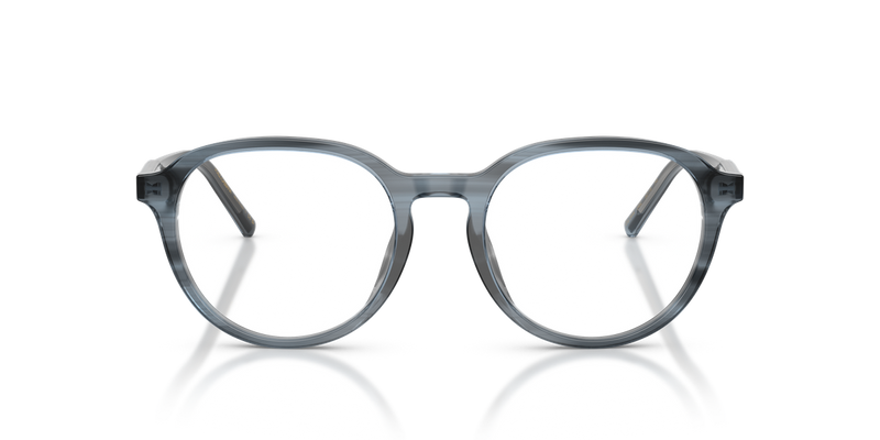 Dolce & Gabbana DG3444 in Blue On Striped Blue / Demo Lens (3482) - Alternate View