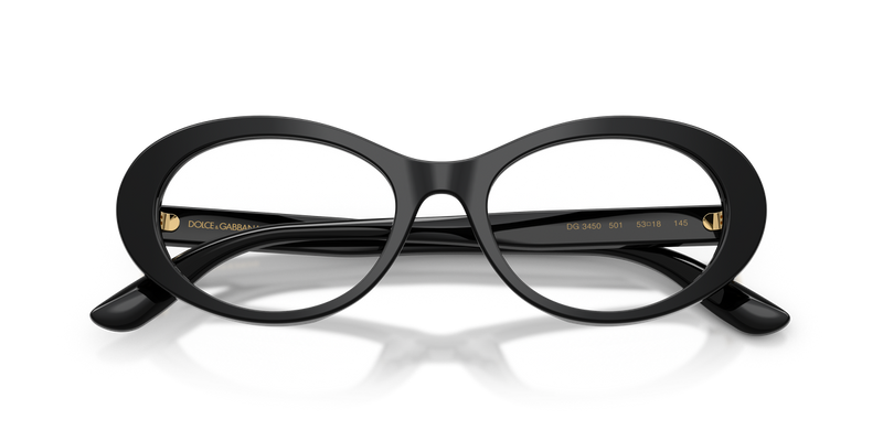 Dolce & Gabbana DG3450 in Black - Alternate View