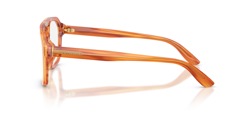 Dolce & Gabbana DG3452 in Transparent Camel On Striped Ginger - Alternate View