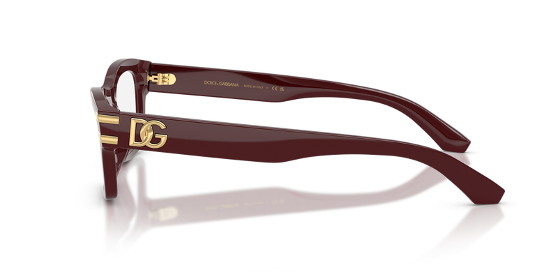 Dolce & Gabbana DG3454 in Bordeaux - Back View
