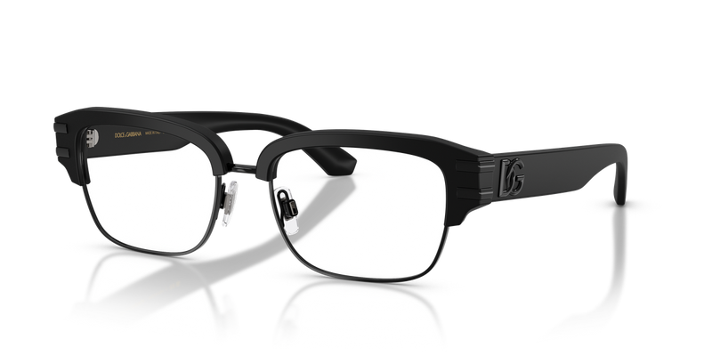 Dolce & Gabbana DG3456 in Matte Black - Front View