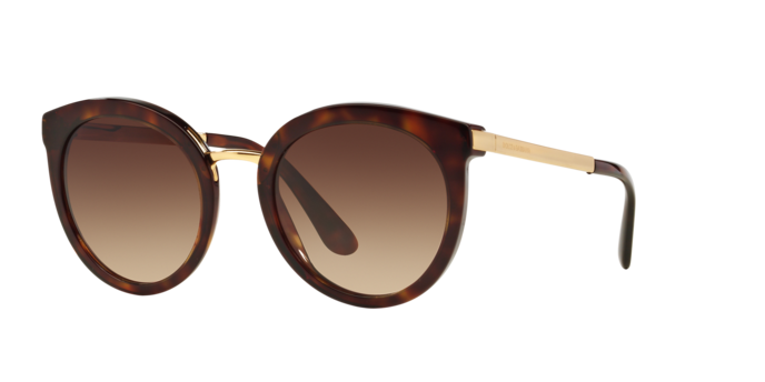 Dolce & Gabbana DG4268 in Havana / Light & Dark Brown Gradient (502/13) - Alternate View