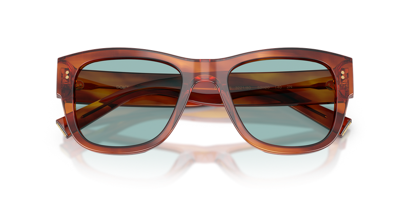 Dolce & Gabbana DG4338 in Havana Ginger / Blue (322180) - Alternate View