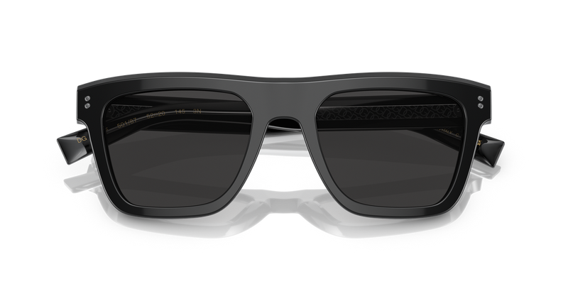 Dolce & Gabbana DG4420F in Black / Dark Grey (501/87) - Side View