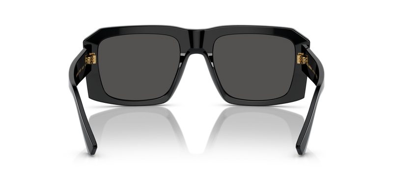 Dolce & Gabbana DG4430F in Black / Dark Grey (501/87) - Temple Detail